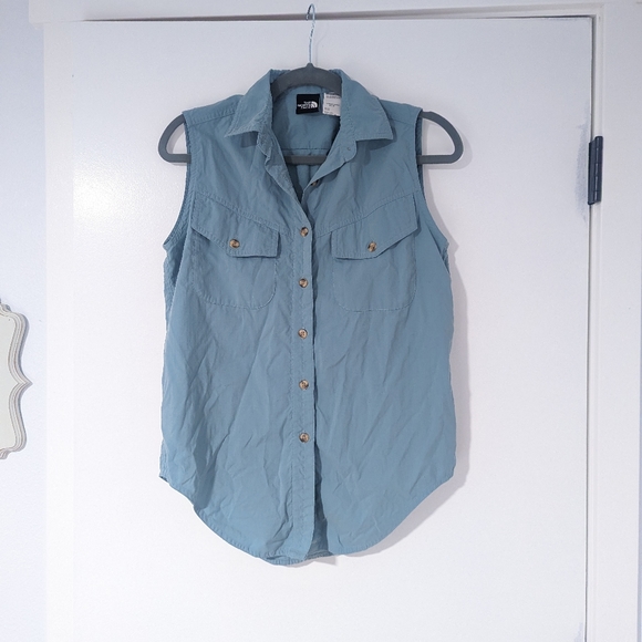 The North Face Women's Sleeveless Camping Outdoor Top, Blue, Size XS - Picture 3 of 8